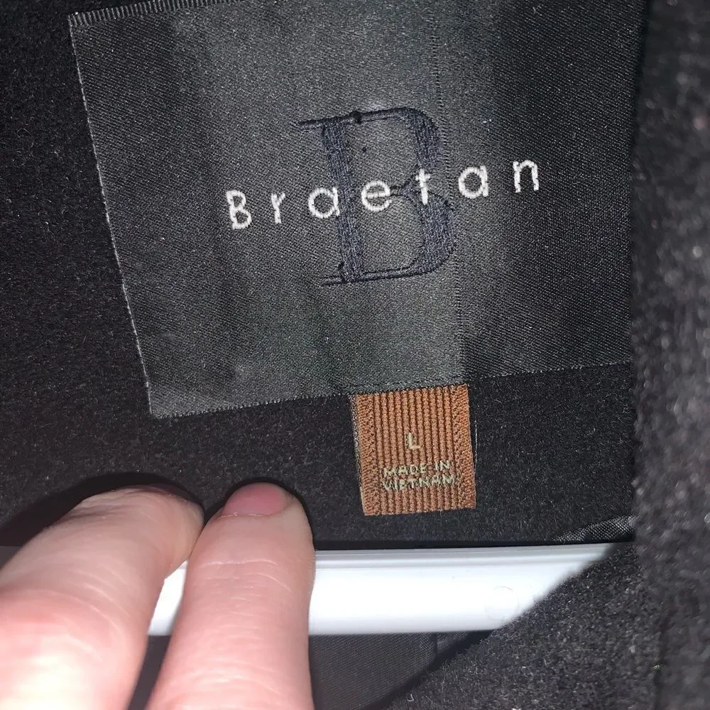 Black Braetan jacket size large black - Picture 2 of 3